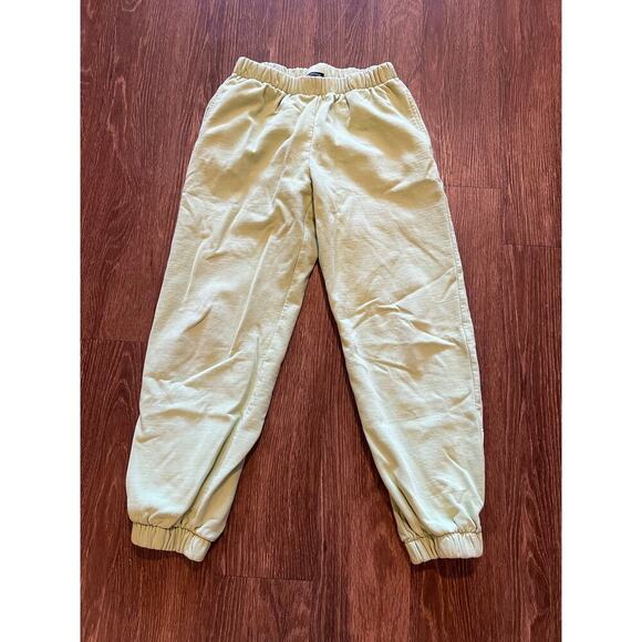 Lime Green Brant Melville Sweatpants - Picture 2 of 5